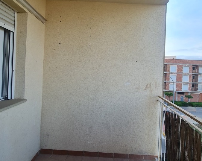 Home staging parde balcon antes