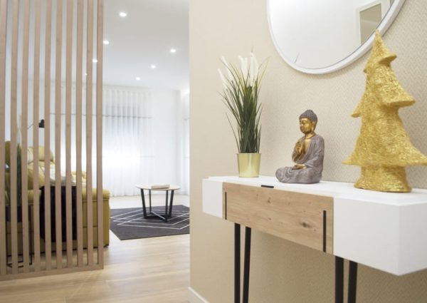 reforma integral orihuela entrada vista detalles mueble
